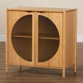 thumbnail image 6 of Baxton Studio Naresh Mid-Century Modern Transitional Natural Brown Bamboo Wood 2-Door Storage Cabinet, 6 of 6