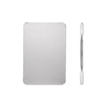 thumbnail image 1 of Makeup Palette Artist Mixing Tray with Spatula Nail Art Holder Color Paint Tool for Foundation Eye Shadow Cream Square shape, 1 of 9