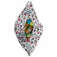 thumbnail image 3 of Colorful Lounger Chair Bag, Cartoon Illustrated Skulls Hearts Flowers Sparrows Cherries Eyes Anchors, High Capacity Storage with Handle Container, Lounger Size, White and Multicolor, by Ambesonne, 3 of 5