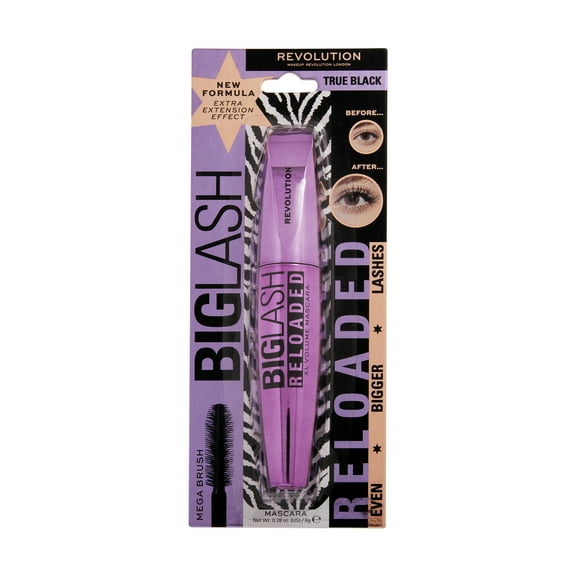 Revolution Big Lash Reloaded Volume Mascara, Fast-Drying Mascara, High-Impact, True Black