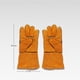 thumbnail image 4 of 2 uds guantes resistentes al calor resistentes al calor ignífugos alargados antideslizantes guantes de horno con aislamiento térmico guantes para asar Baoblaze Guantes retardantes de calor, 4 of 8