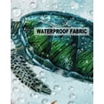 thumbnail image 5 of Pack of 2 Outdoor Pillow Covers, Turtles Fish Coral Starfish Marine Life Oceans Waterproof Square Throw Pillowcase Cushion Decorative Pillow Covers for Couch Patio Tent, 18x18 in, 5 of 6