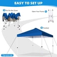 thumbnail image 6 of JOROHIKER 10x10 Canopy Replacement Top Cover Only,Pop Up Canopy Tent Top with Air Vent Ropes, Waterproof Sunshade Silver Coated Oxford Cloth for Outdoor Garden Patio Picnic Camping, Blue, 6 of 8