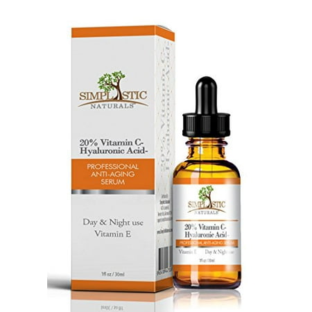 La vitamine C avancée Dermatologie 20% de sérum + Acide Hyaluronique et Dark Détachant