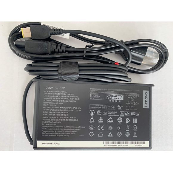 Adaptador AC Lenovo 170W original versión delgada Thinkpad P53