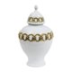 thumbnail image 1 of Tarro de jengibre de cerámica con tapa, decoración del hogar, tarro de jengibre de porcelana, regalo, centro de mesa 27cmx47cm, 1 of 9