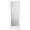 White + Wood + Wood-2, variant on 24 x 80 in. Wooden Interior Door Slab, Shaker White Primed Full View Tempered Frosted Glass Door, 1-3/8 in. Thick Bedroom Door