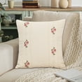 thumbnail image 1 of Cojines bordados, cojines con rosas, sofás cama, soporte lumbar para la cabeza, fundas de almohada sencillas, regalos navideños, funda de almohada de poliéster., 1 of 6