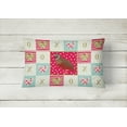 thumbnail image 2 of Carolines Treasures CK5383PW1216 Chinese Painted or King Quail Love Canvas Fabric Decorative Pillow, Red, 12H x16W,, 2 of 3