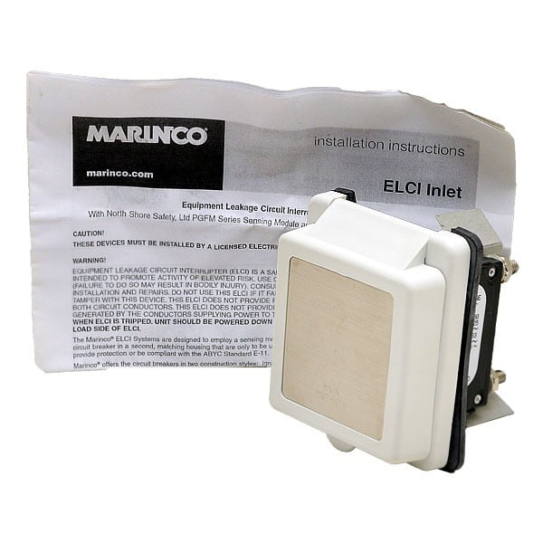 Marinco Boat Breaker Housing 6353EL ELCI 50A 125/250V ABYC Compliant