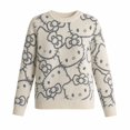 thumbnail image 1 of Suéter Sanrio para Dama, Hello Kitty Gris Talla M, 1 of 4