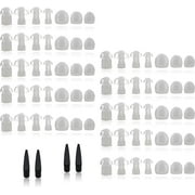 Hearing Aid Domes - Universal Domes for Hearing Aids - Sizes Small, Medium, Large & X-Large Earbud Replacements and BTE Hearing Sound Amplifiers, 2 Pack