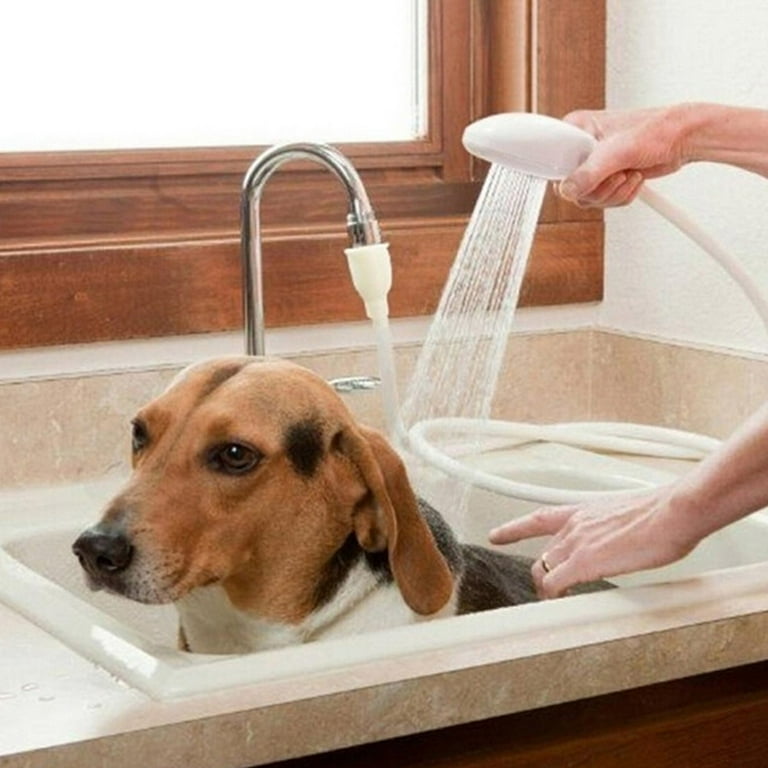 Clearance Shiogb Favourite Enclosure Pet Washing Grooming Tools Pet Shower Sprayer Portable Dog Shower Head Sprayer for Tub Faucet Cat and Dog Bath Cleaning Supplies Massage Easy Walmart