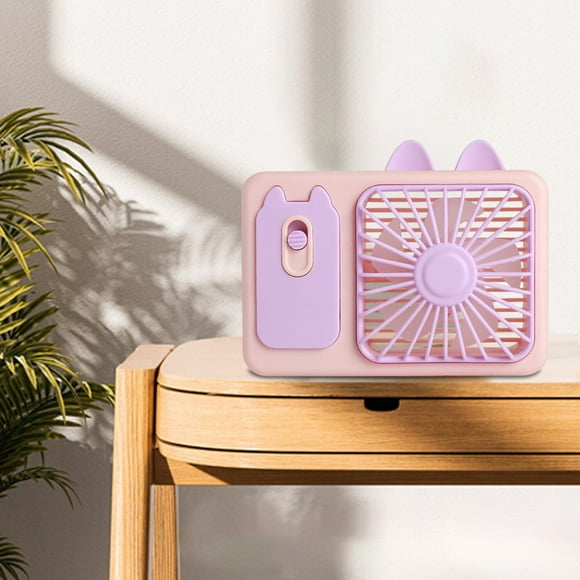 Cute Camera Fan Summer Cute Interesting Gift Handheld High Wind Power Usb Rechargeable Fan Stand Desktop Small Fan