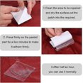 thumbnail image 3 of Tent Repair Tape,10 PCS Inflatable Repair Kit,Paddling Pool Patch Repair, for Awnings,swimming Pools Bed Boat Castles Hot Tub_SZXM, 3 of 4