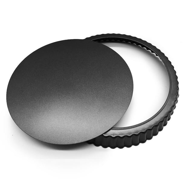 Nonstick Heavy Duty Tart Pan With Removable Bottom, Removable Loose Bottom Quiche Pans, Pie Pan