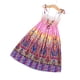 thumbnail image 5 of Vestidos bohemios de verano para madre e hija, vestidos de playa, vestidos halter para padres e hijos, vestidos de tirantes con estampado floral para niñas, 5 of 6