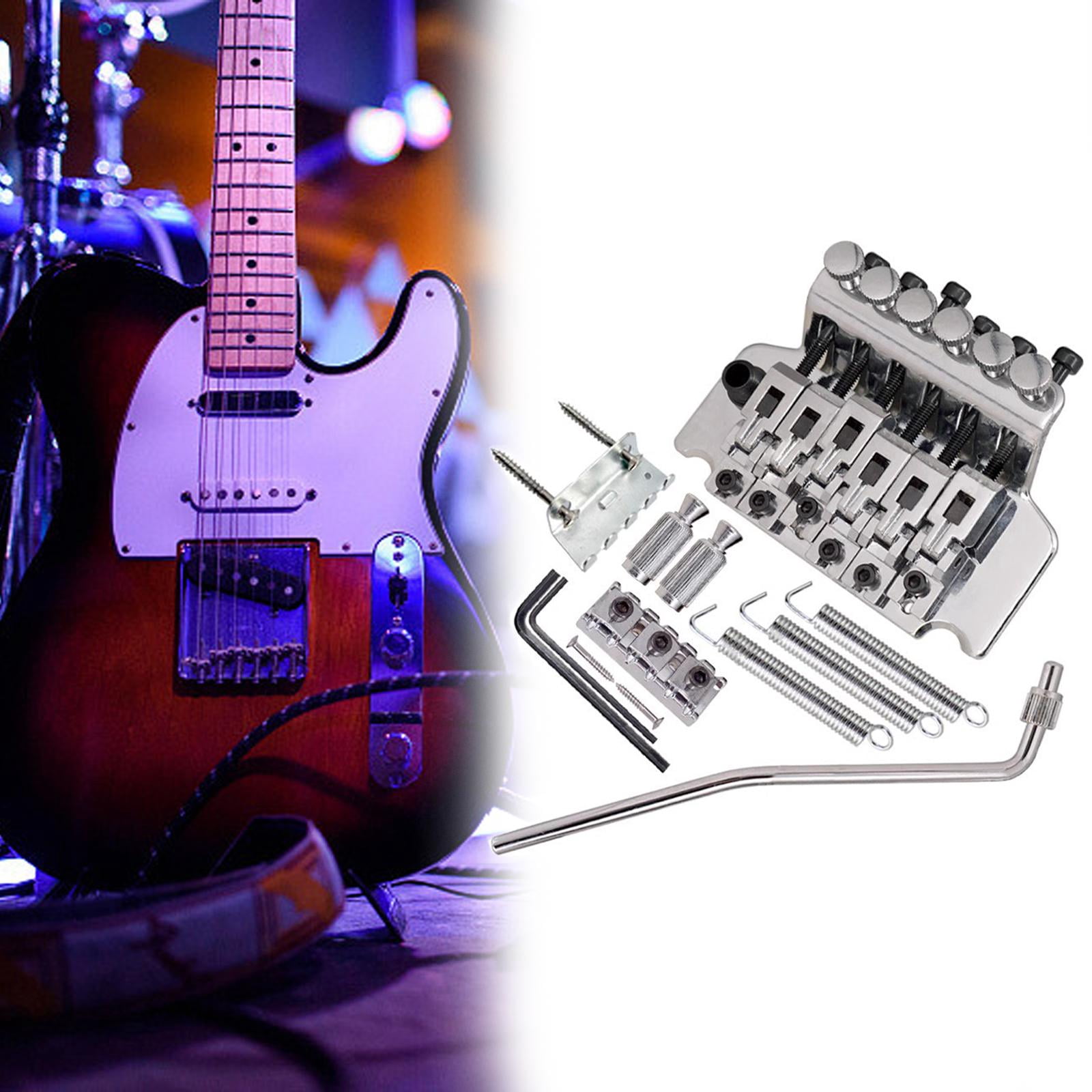 LeeQinersw Guitar Tremolo Bridge Portable Electric Guitar Replacement Electric Guitar Parts argent