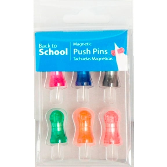 Magnetic Push Pins Asst Sn9060123-6m