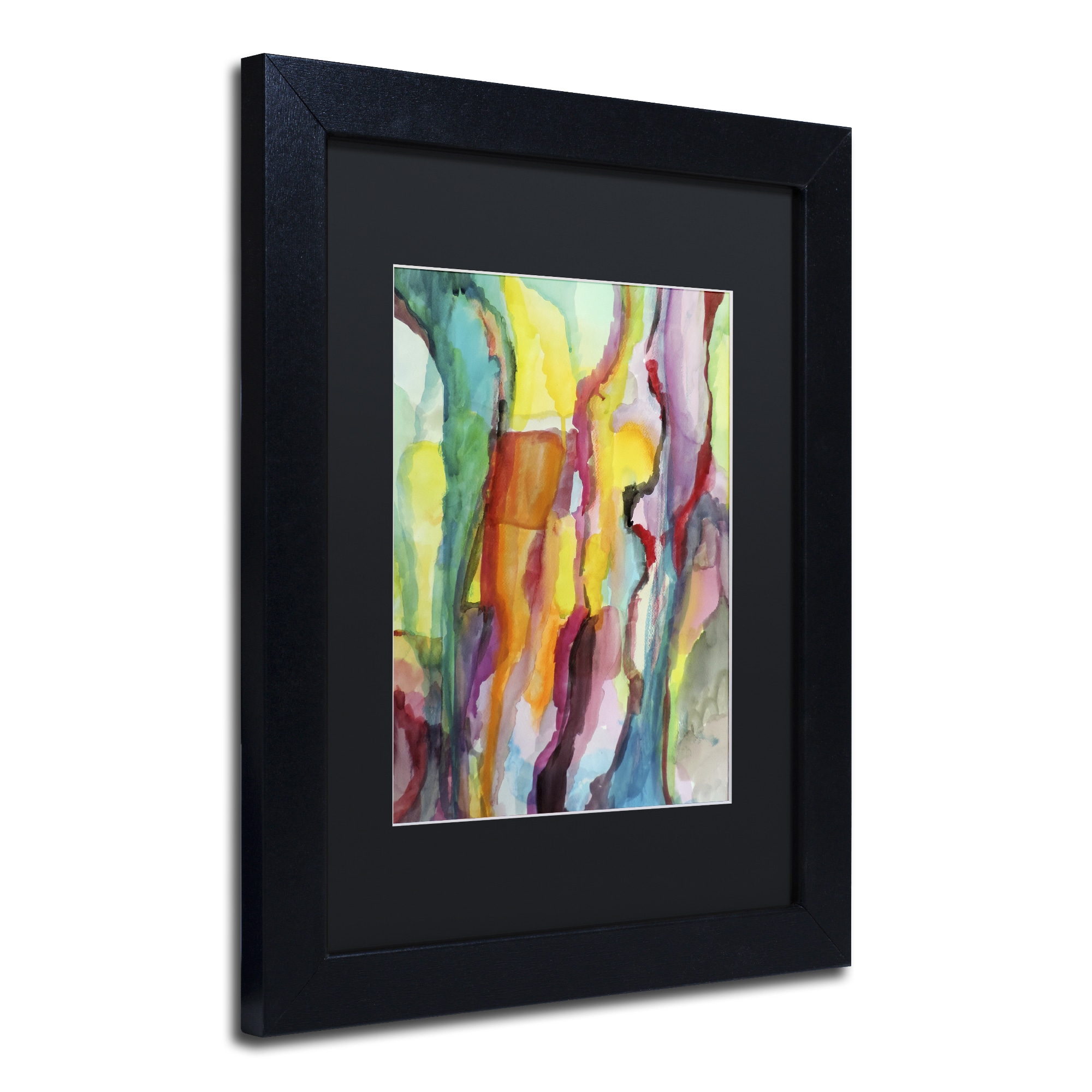 Sylvie Demers 'Hiatus' Black Matted Framed Art