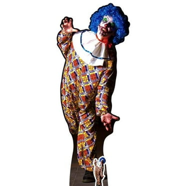 IT IS A VERY Scary Male Clown Cardboard Cutout Cardboard Cutout