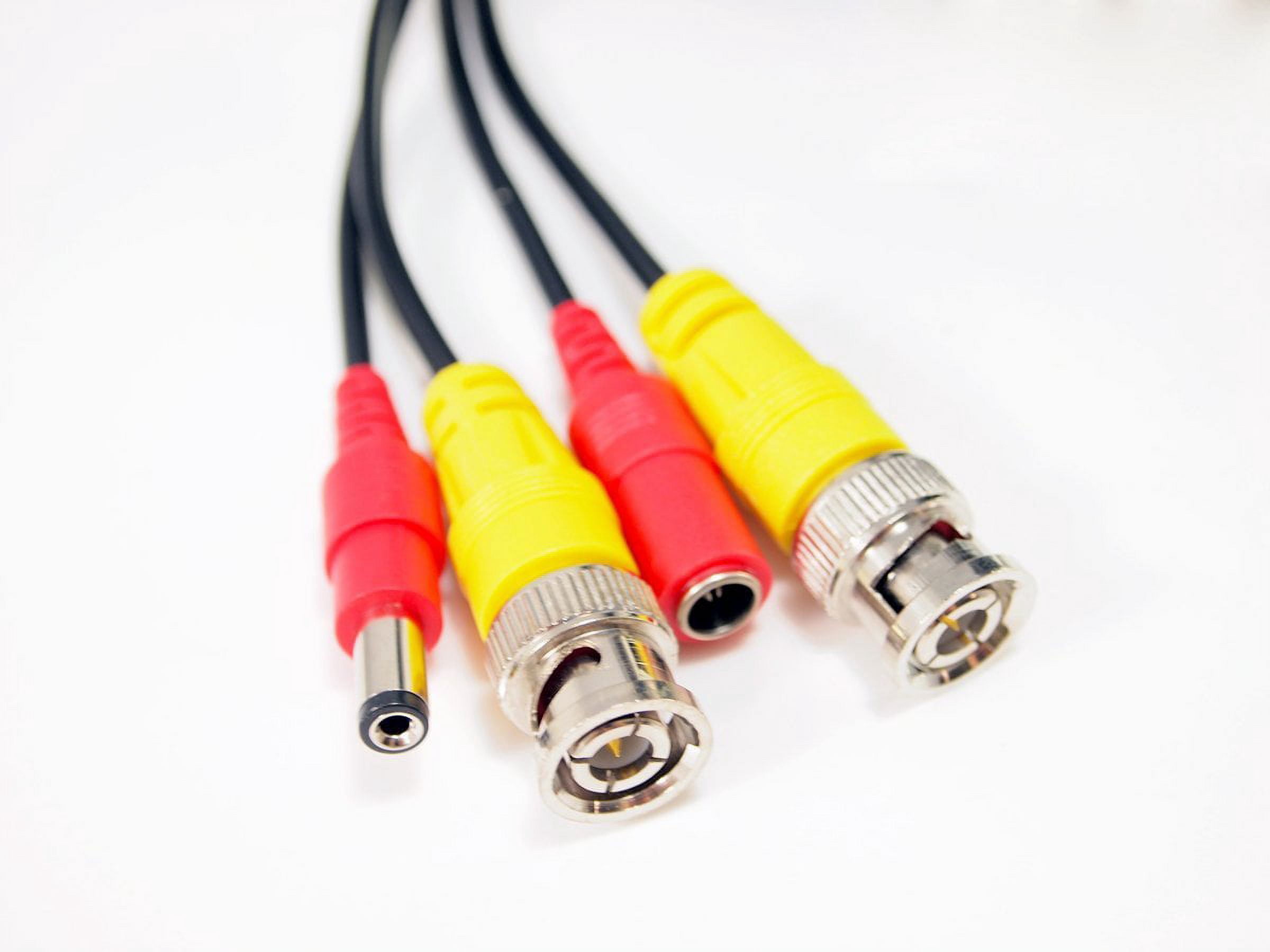 Evertech 2pack 100 Feet Pre-Made BNC Video and Power Cable for Surveillance CCTV Security Camera Video System