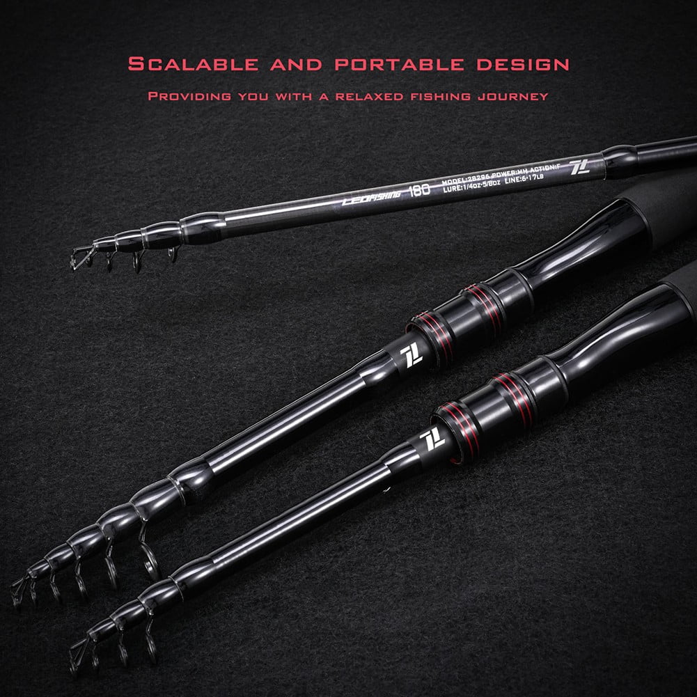 PASILI Medium Heavy Telescopic Fishing Rod For Outdoor Activities 150Cm 180Cm