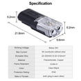 thumbnail image 2 of Conector de cable enchufable de 2 pines, 10 Uds., terminales de crimpado de cable eléctrico de empalme rápido para cables, conectores de coche led 22-20awg, 2 of 5