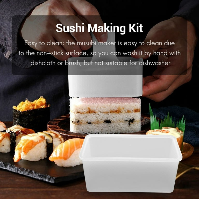 Impresa 2 Pack Musubi Maker Press - BPA Free, Non-Stick & Non-Toxic Sushi Making Kit - Spam Musubi Mold - Make Your Own Professional Sushi at Home