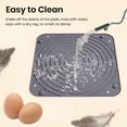 thumbnail image 4 of Tnobhg Silicone Heat Insulation Mat Anti-slip Foldable Quick Drainage Waterproof Square Dishwasher Safe Multipurpose Dish Drying Pad Pot Cutlery Holder Kitchen Supplies, 4 of 7