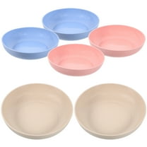 Eease 6Pcs Cat Feeding Plates Shallow Cat Food Dish Small Kitten Water Feeder Bowl