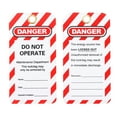 thumbnail image 4 of Unique Bargains Lockout Tags, 6 Pack Loto Tags Lockout Tagout Tags Danger Do Not Operate for Lock Out Tag Out, 4 of 5
