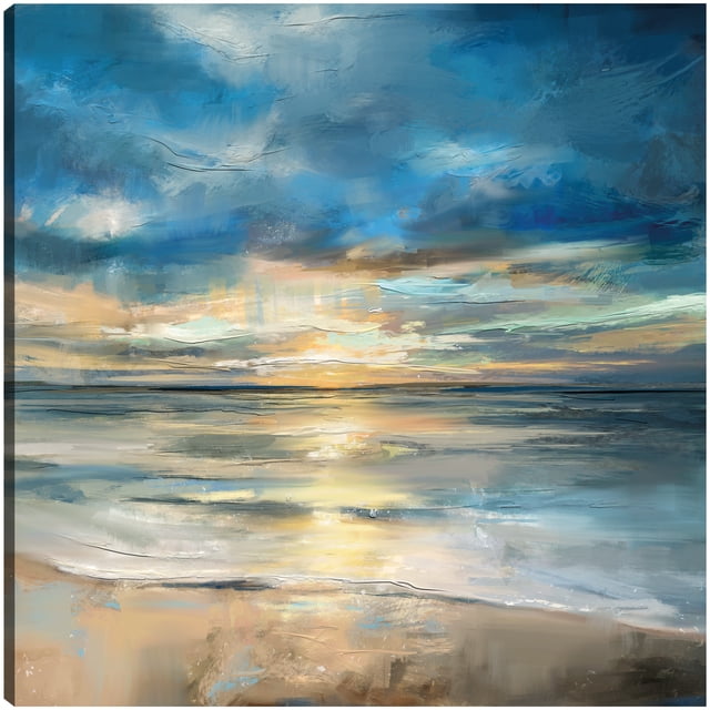 Cuadro Decorativo - Surf Índigo Jr Impresión en canvas, estrechado