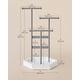 thumbnail image 5 of Soporte para Joyas SONGMICS de 3 Niveles con Bandeja en Gris Paloma y Blanco, 5 of 7