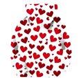 thumbnail image 5 of Valentine Hoodies For Kids Long Sleeve Heart Print Pullover Tops Casual Loose Sweatshirts With Pocket (13 Years, Red-A), 5 of 6