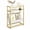 White +Gold, variant on ZEXVIDA Narrow End Table for Small Spaces - Slim Side Table with Magazine Holder,2 in 1 Design Narrow End Table Living Room,Skinny Bedroom Nightstand Thin Side Magazine Table,Rustic Brown