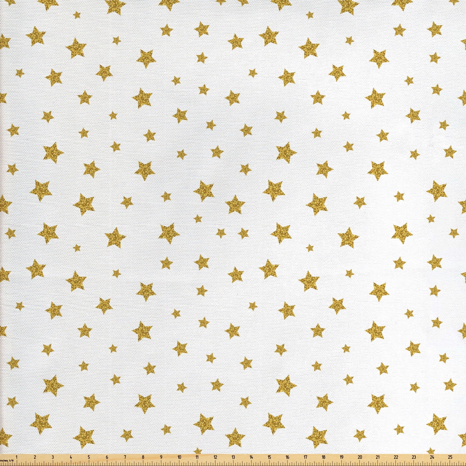 Star Fabric by The Yard, Stars Pattern Illustration Creative Birthday