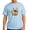 Light Blue, variant on CafePress - California Quail And Golden Poppy T Shirt - Light T-Shirt - CP