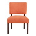 thumbnail image 4 of Jasmine Accent Chair in Tangerine Orange Fabric, 4 of 7