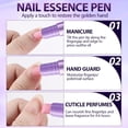 thumbnail image 5 of 2 Pcs 3-in-1 Nail Care Pen Cuticle Oil Pen with Ceramic Cuticle Pusher Moisturize Strengthen Nails Portable Nail Oil Pen for Dry Cracked Nails & Hangnails, Daily Manicure Care, 5 of 8