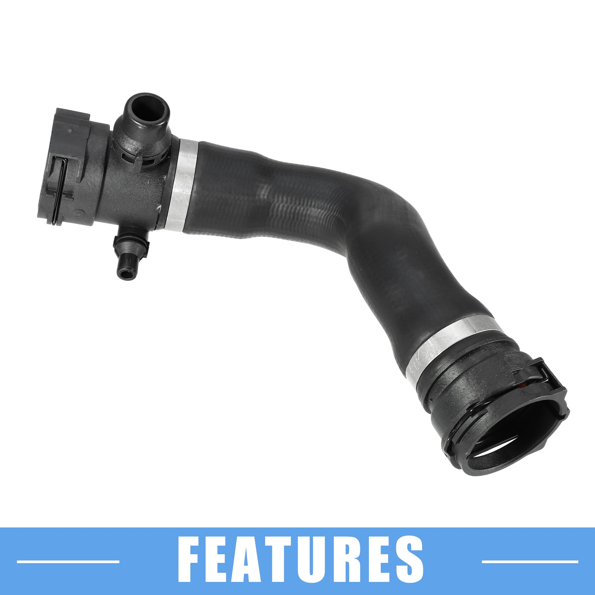 Unique Bargains Radiator Coolant Hose for BMW X4 M40i 3.0L L6 - Gas 2018 Rubber Black