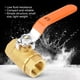 thumbnail image 4 of Válvula De Bola De Latón DN15 De Gas De Cierre, Válvula De Bola De Latón Para Taller, Accesorios De Tubo De Mejora Del Hogar, Accesorios De Tubo OTVIAP Female Thread Ball Valve, 4 of 8