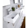 thumbnail image 2 of Ws Bath Collections Quarelo 53706.01 Quarelo 13" Ceramic Vessel Or Wall Mounted Bathroom, 2 of 2