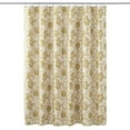 thumbnail image 2 of VHC Brands Dorset, Farmhouse Bathroom Shower Curtain, Floral, Gold, 72x72, 2 of 3