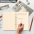 thumbnail image 5 of White Cat Blue Wall Ring Binder Notebook Journey Note Diary College Ruled Spiral Notebook Study Loose Leaf Paper A5 60 Pages, 5 of 8
