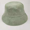 HLSOHJP High Quality Corduroy Bucket Hat Winter Fashion Classic Cap