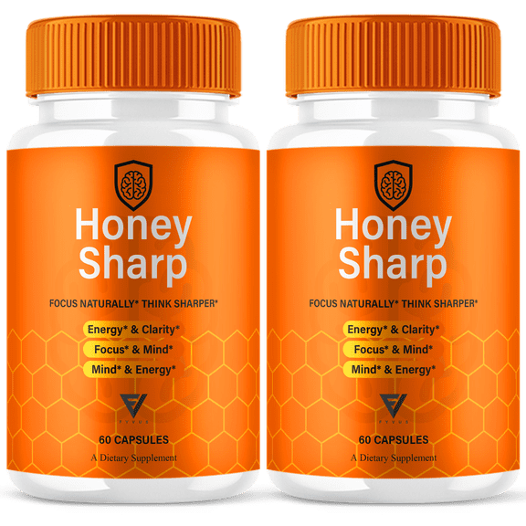 (2 Pack) Honey Sharp Capsules, HoneySharp Overall Health Support (120 Capsules)