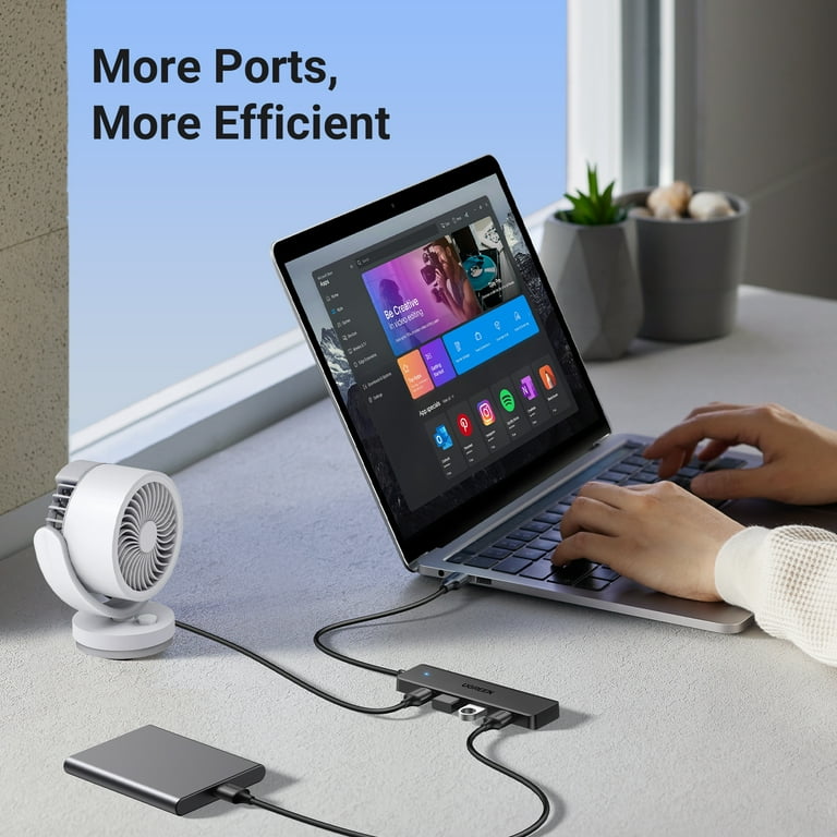 UGREEN USB 3.0 Hub, 4-Port Docking Station photo 3