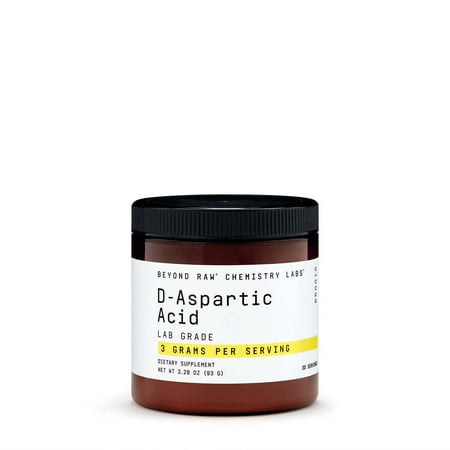 Beyond Raw Chemistry Labs D-Aspartic Acid Powder | Muscle Development and Recovery | 30 Servings