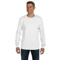 thumbnail image 2 of Hanes Men's 6.1 oz. Tagless Long-Sleeve Pocket T-Shirt - 5596, 2 of 5